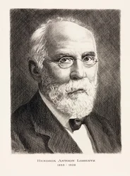 Hendrik Antoon Lorentz, physicien mathématicien néerlandais, vers 1910