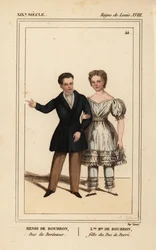 Henri, comte de Chambord, duc de Bordeaux 1820-1883 et Louise Marie Thérèse d
