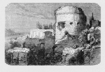 Histoire de la Rome antique. Ancienne tour de la colline du Palatin