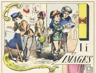 I : images - Alphabet des jeux, vers 1890 (illustration)