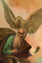 Icône au monastère Aghiou Pavlou sur le Mont Athos : Saint Jean