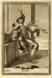 Dans « Gabinetto Armonico » par Filippo Bonanni, Rome