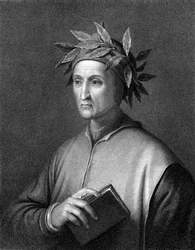 Poète italien Dante Alighieri