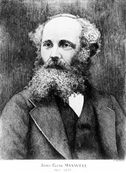 James Clerk Maxwell, physicien écossais, vers 1870