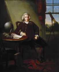 James Ferguson (1710-1776), astronome et artiste britannique, dans son étude