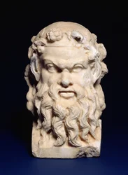 Hermès janiforme de Dionysos, romain