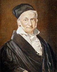 Johann Carl Friedrich Gauss, gravure c. 1830