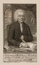 Johann Matthias Wahn, mathématicien allemand, vers 1792