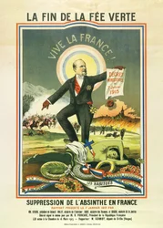 La fin de la fée verte, lithographie lors de l