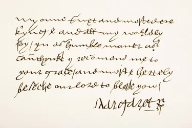 Lady Margaret Beaufort, comtesse de Richmond et Derby, alias Margaret de Lancaster