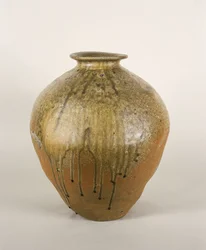 Grand pot, Tamba ware, période Muromachi, 15ème-16ème siècle