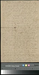 Lettre de Peter Brown à Sarah Brown, 25 juin 1775 (papier)