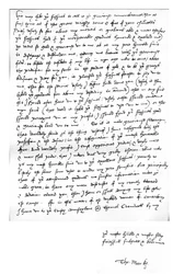 Lettre de Thomas More au roi Henri VIII, écrite à son domicile à Chelsea, 5 mars