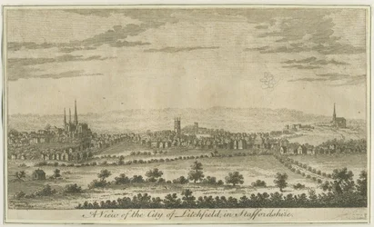 Lichfield - Vue Sud-Ouest