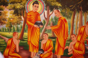 Vie du Bouddha. Diffusion du Dharma, Phnom Penh, Cambodge