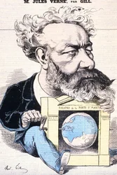 Loire Atlantique N* 183 - Nantes - Musée Jules Verne - Dessin animé par Gill