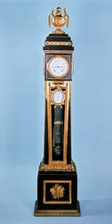 Horloge à équation en ébène Louis XVI, par Ferdinand Berthoud, Paris, fin XVIIIe siècle