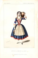 Madame Charlotte Doche, Eugénie Fleury ou Marie Charlotte Eugénie Plunkett dans le rôle de Madeleine dans "L