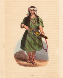 Homme de la tribu Karen (Karene ou Karyang) (Birmanie, Myanmar) - Homme de la tribu Karen (Karian) du sud de la Birmanie