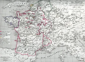 Carte de la France à l