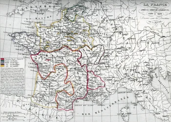 Carte de la France à l