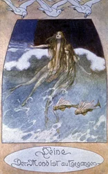 Sirènes, vers 1900 (carte postale)