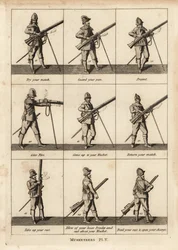 Exercices militaires des mousquetaires