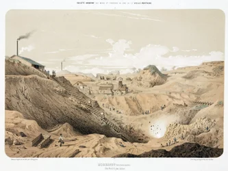 Exploitation minière, minerais métalliques Mine de zinc, Moresnet neutre