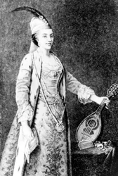 Mère du poète français André Chénier qui a ouvert un salon littéraire en 1767 Neg C5640PL