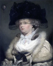 Mme Sage, la première femme aérostière anglaise