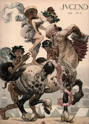 Personnages mythologiques jouant de la musique