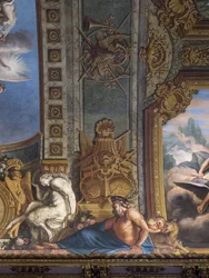 Figures mythologiques. Décor peint par François Perrier (1594-1649)