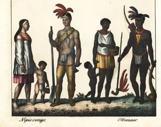 Autochtones du Canada : une famille d