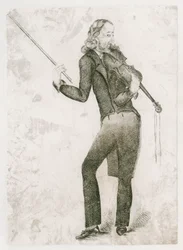 Niccolò Paganini - caricature