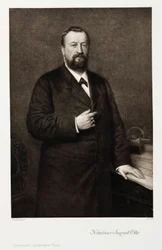 Nikolaus August Otto, ingénieur allemand, vers 1870