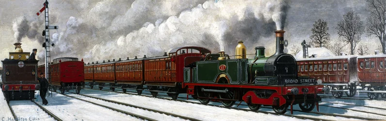 Train de la North London Railway quittant Richmond pour Londres