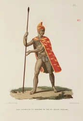 Officier du roi en tenue de cérémonie complète, Îles Sandwich