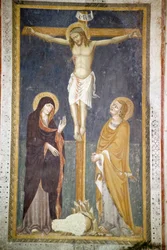 Peinture, abbaye Santa Maria d