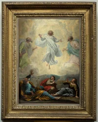 Église paroissiale (Parochiekerk Sint-Amandus en Sint-Blasius). Peinture. Transfiguration de Jésus. Anonyme.