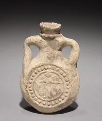 Flacon de Pèlerin avec Saint Ménas, 500-700