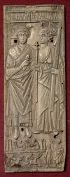 Plaque représentant Basiliscus, Empereur d