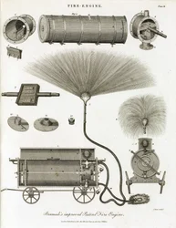Pompe à incendie, invention de J
