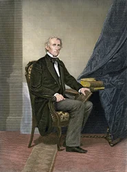Portrait du président américain John Tyler (1790-1862)