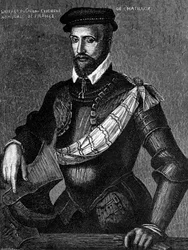 Portrait de Gaspard de Coligny, seigneur de Châtillon (1519-1572), noble français, amiral et chef huguenot pendant les guerres de Religion en France