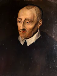 Portrait de Ronsard. Prieuré de Saint-Cosme, Touraine