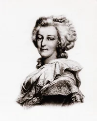 Portrait de la Reine de France Marie Antoinette d