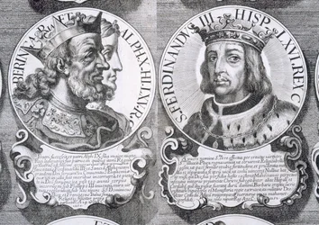 Portraits de Bérengère de Castille et Ferdinand III de Castille