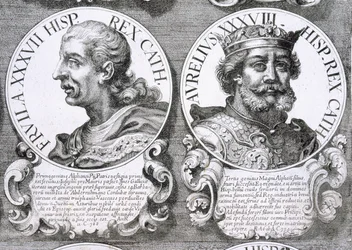 Portraits de Fruela I et Aurèle des Asturies