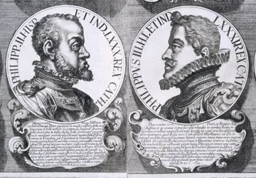 Portraits de Philippe II et Philippe III d