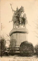 Statue de Charlemagne, Paris, Seine, Île-de-France, France